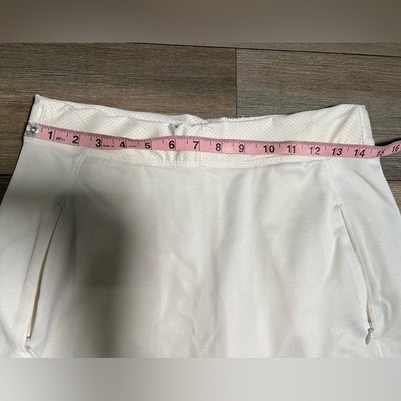 Tory Sport White Skort with Zipper Pockets- M - Picture 4 of 12